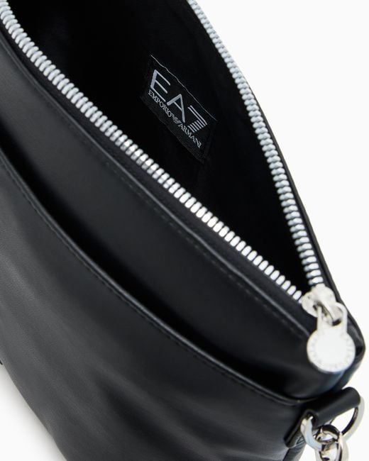EA7 Black Winter Mix Umhängetasche Aus Gewebe
