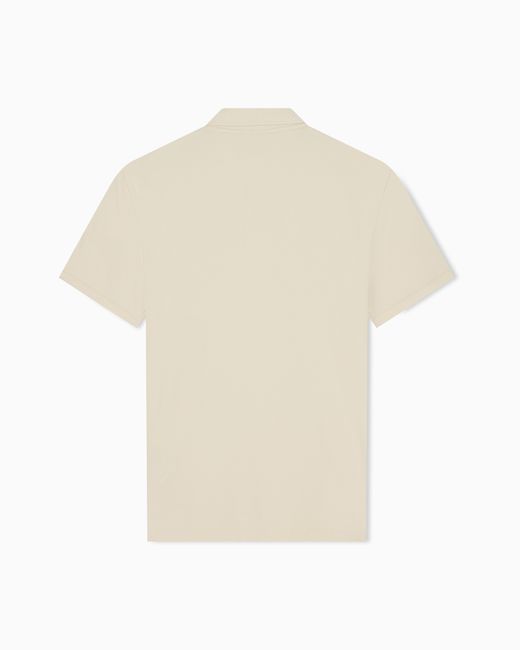 EA7 Natural Regular Fit Polo Shirt Logo Series for men