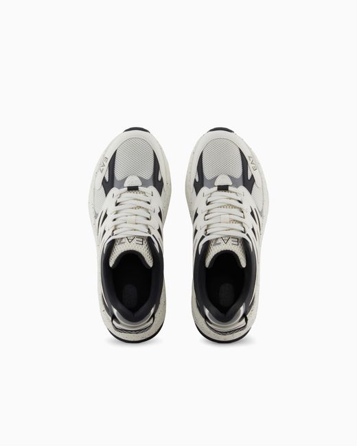 EA7 White Crusher Sonic Dart Sneakers