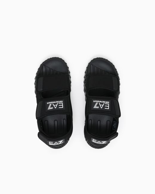 EA7 White Kombat Sandals