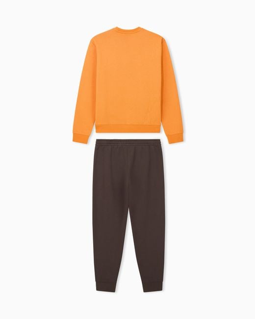 EA7 Orange Tracksuit Visibility Regular Fit for men