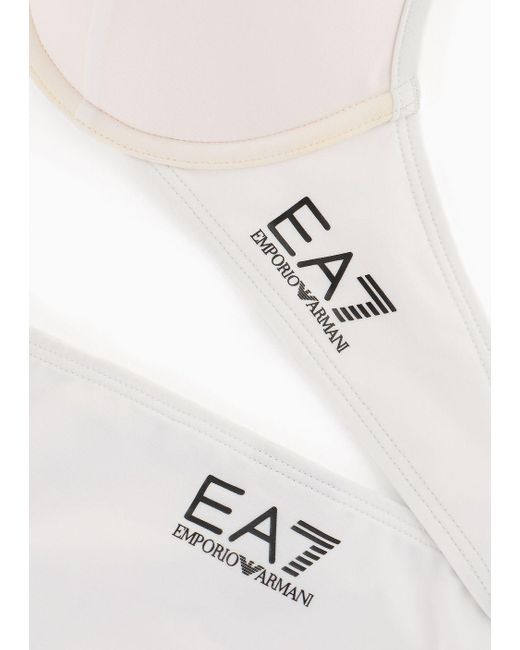 EA7 White Bikinis