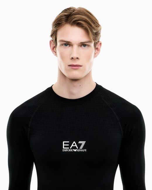 EA7 Black Technical Ski Intimates Set