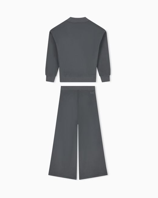 EA7 Gray Oversized Tracksuit