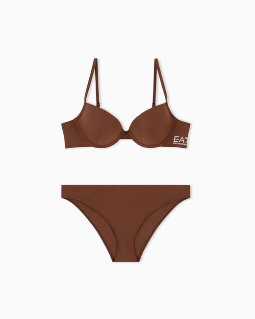Bikini Push Up di EA7 in Brown