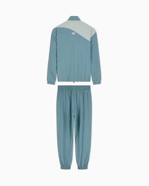 EA7 Blue Oversized Tracksuit Tennis Pro With Ventus7 Technology for men