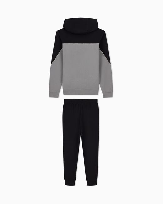 Tuta Regular Fit di EA7 in Black da Uomo