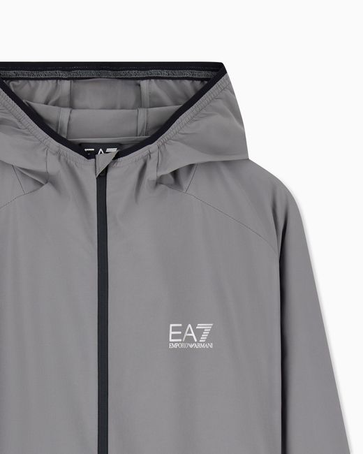 EA7 Gray Regular Fit Sweatshirt Ventus 7 for men