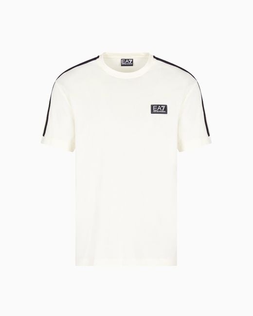 EA7 Natural Logo Series Cotton-Jersey T-Shirt for men