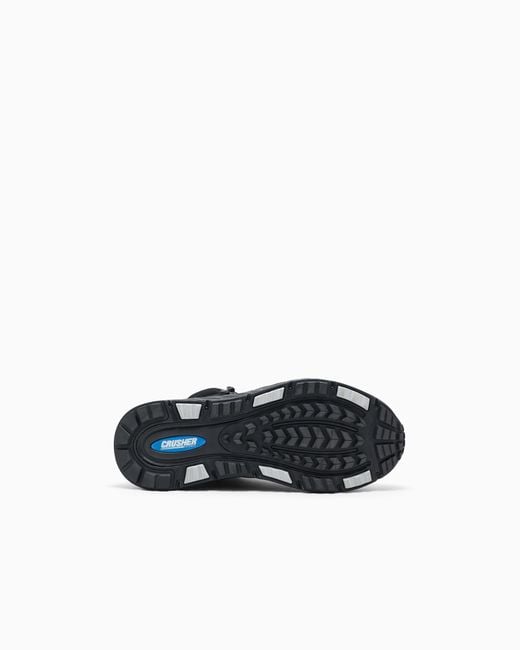 EA7 Black Boot Crusher Sonic Waterproof With Rubber Sole