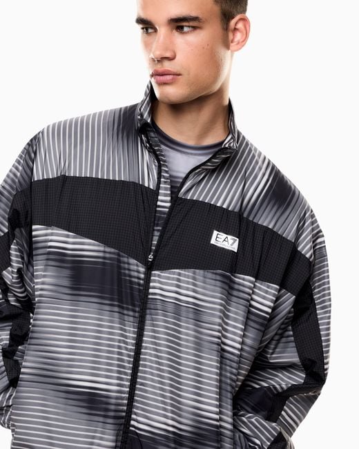 EA7 Blue Dynamic Athlete Tracksuit for men