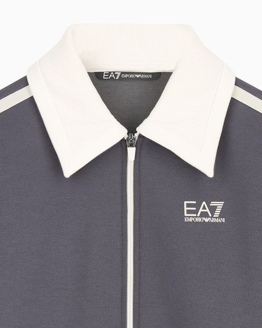 EA7 Blue Sweatshirt Golf Pro Regular Fit