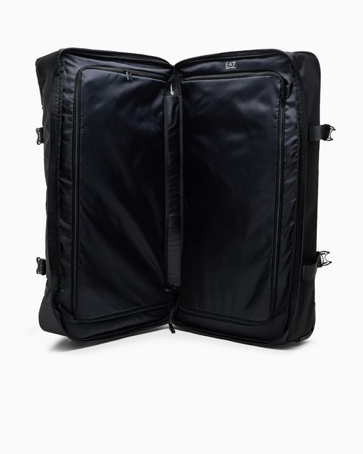 EA7 Black Großer Trolley Aus Technischem Gewebe
