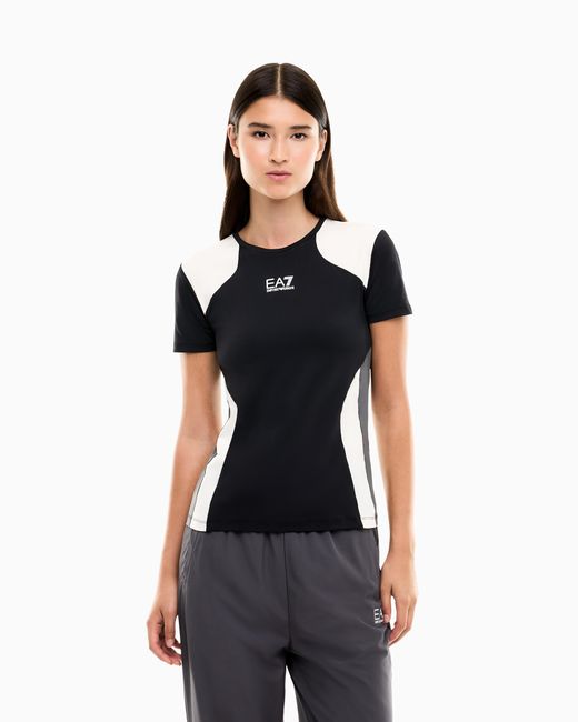 EA7 Blue T-Shirt Tennis Pro Slim Fit