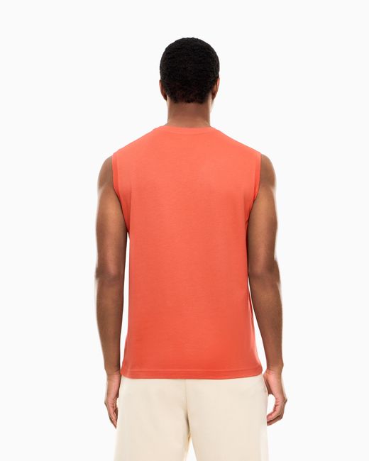 EA7 Red Visibility Tank Top for men