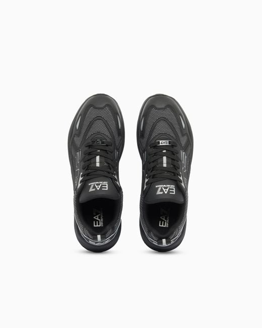 EA7 White Ace Runner Special Sneakers