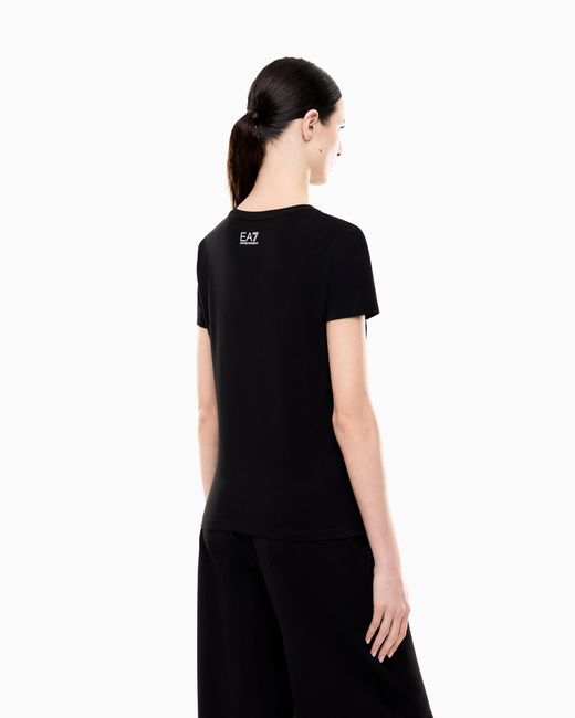 EA7 Black Stretch Jersey T-Shirt