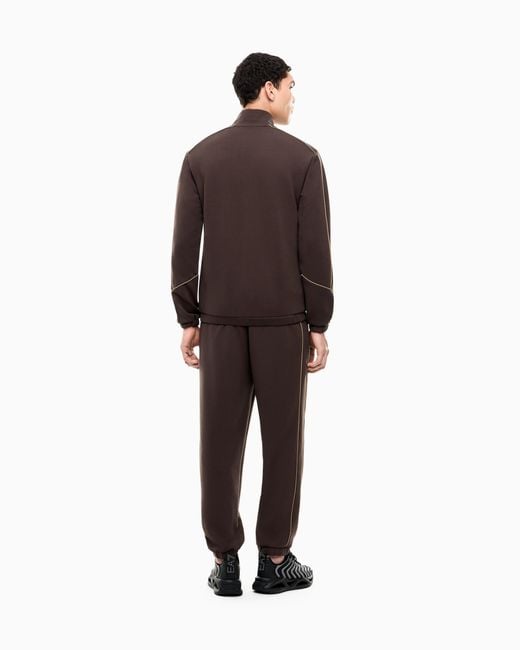EA7 Gray Tracksuit Soccer Regular Fit for men