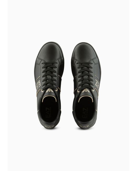 EA7 Black Classic Sneakers