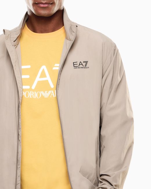 EA7 Yellow Slim-Fit T-Shirt Core Identity for men