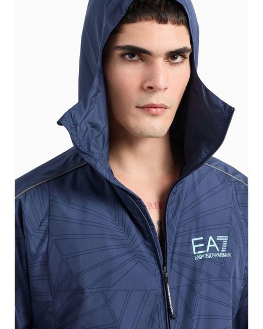 EA7 Dynamic Athlete Trainingsanzug Mit Print Aus Ventus7-funktionsgewebe in Blue für Herren