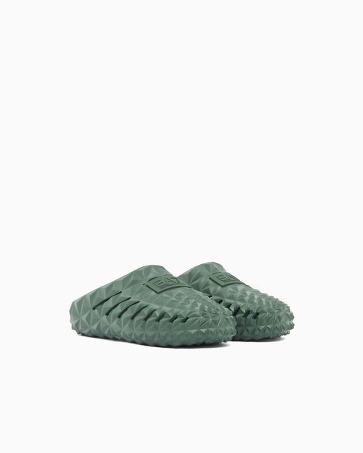 EA7 Green Prisma Sliders