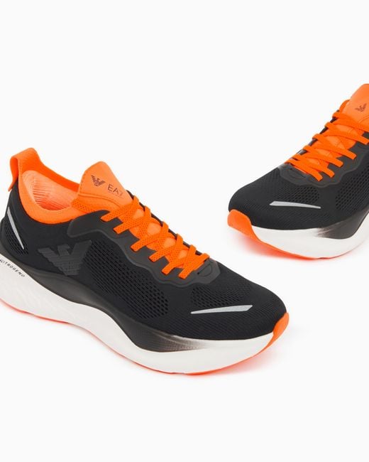 EA7 Blue Nitro Wave Sneakers