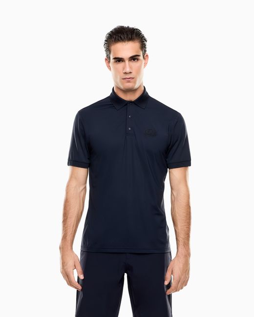 EA7 Blue Golf Pro Polo Shirt for men