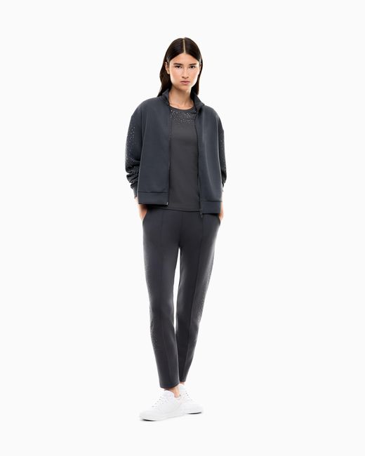 EA7 Blue Sweatshirt Precious Regular Fit