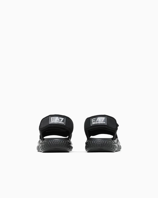 EA7 White Kombat Sandals
