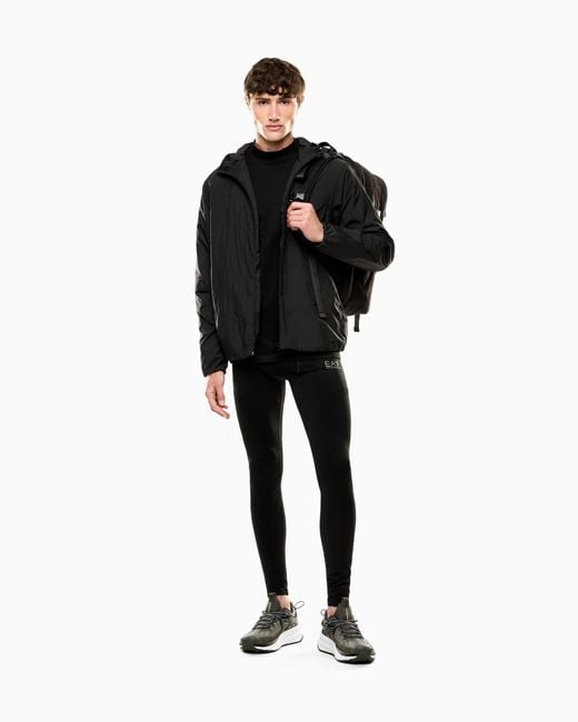 Giacca Imbottita Dynamic Athlete di EA7 in Black da Uomo