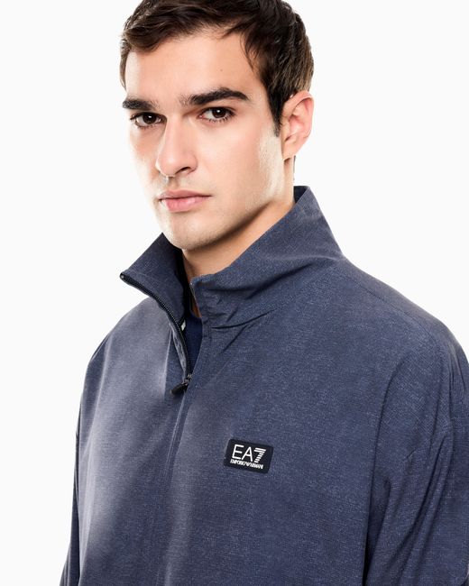 EA7 Blue Dynamic Athlete Jacket for men