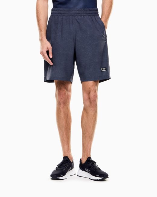 EA7 Blue Shorts Dynamic Athlete for men