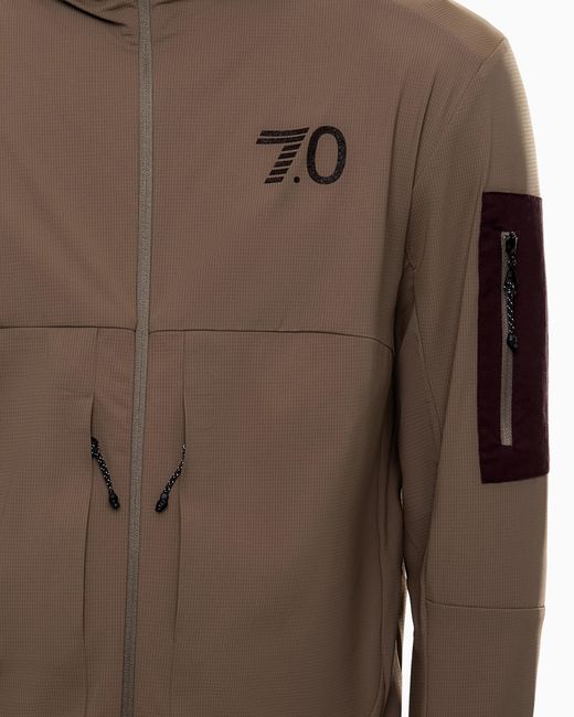 EA7 Natural 7.0 Show Hooded Jacket for men
