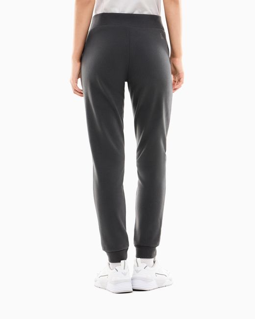 EA7 Blue Regular Fit Trousers Logo Series