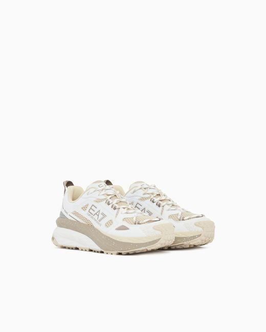 EA7 White Sneakers Crusher Sonic Trail 2.0