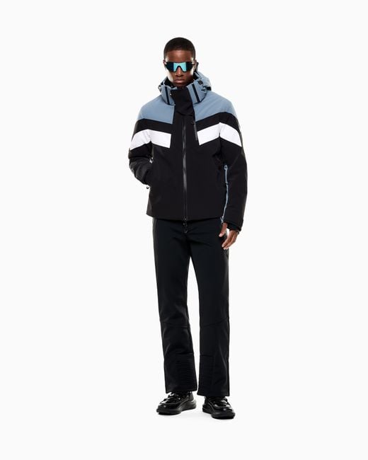EA7 Blue Technical Ski Jacket for men