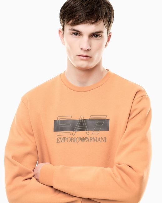 EA7 Orange Tracksuit Visibility Regular Fit for men