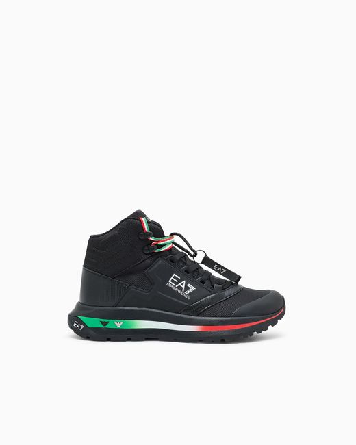 EA7 Black Ice Altura Hiking Boots