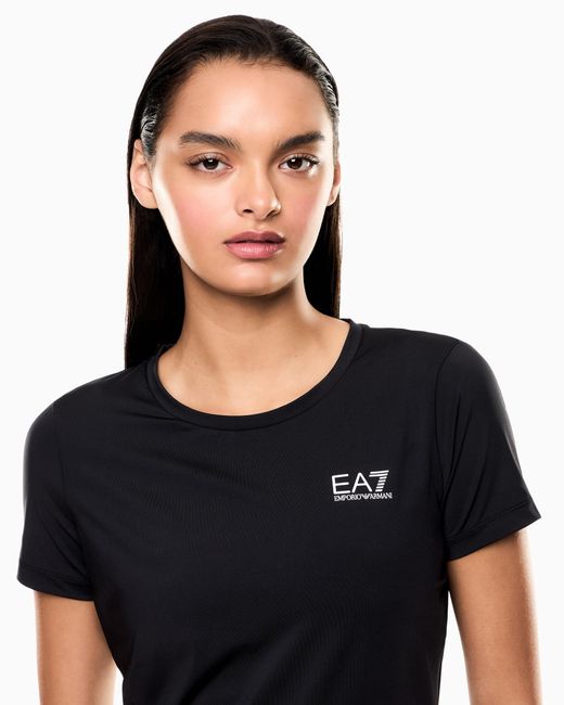EA7 Black T-Shirt Vigor7 Slim Fit