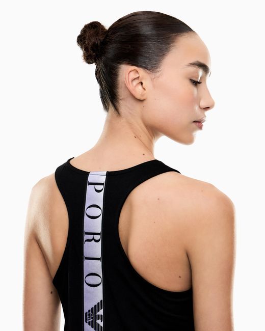 EA7 Black Dynamic Athlete Tank Top