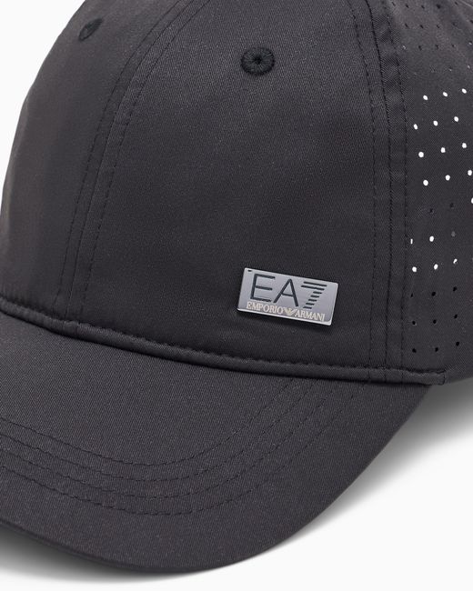 EA7 White Baseball Hat Premium Label With Cotton Lining