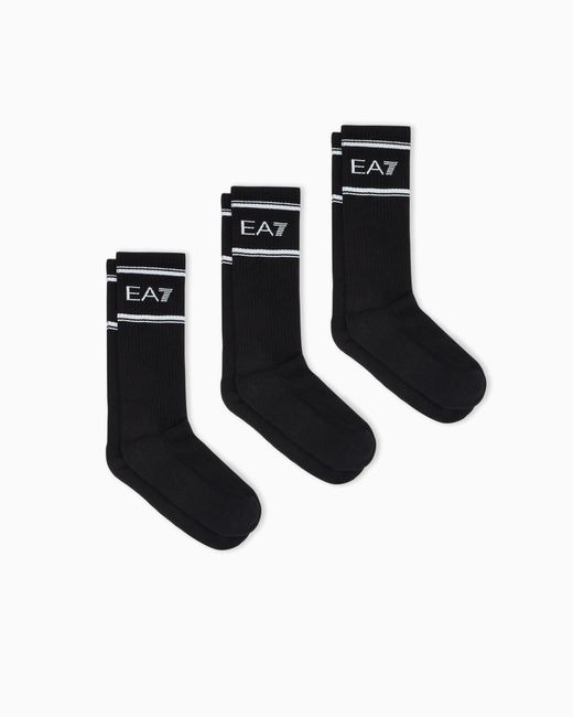 EA7 White Dynamic Athlete Socks
