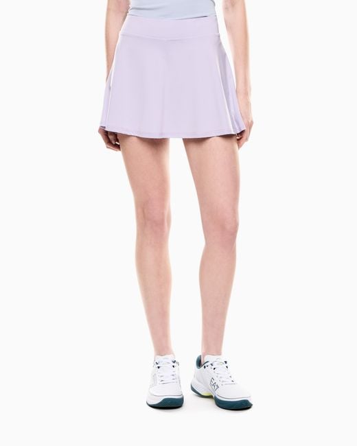 EA7 Purple Tennis Pro Mini Skirt