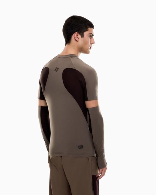 EA7 Gray 7.0 Show T-Shirt for men