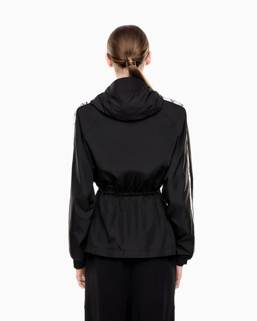 EA7 Black Natural Ventus7 Technical Fabric Jacket