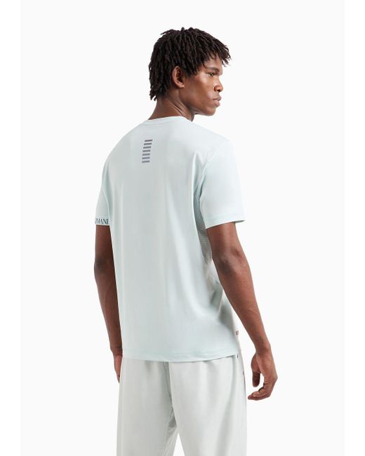 EA7 Dynamic Athlete T-shirt Aus Ventus7-funktionsgewebe in White für Herren