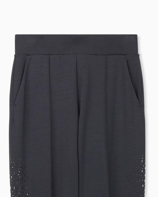 EA7 Gray Slim-Fit Trousers Precious