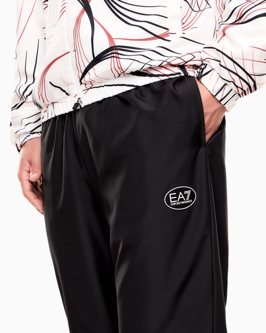 EA7 White Tennis Pro Girl Tracksuit for men