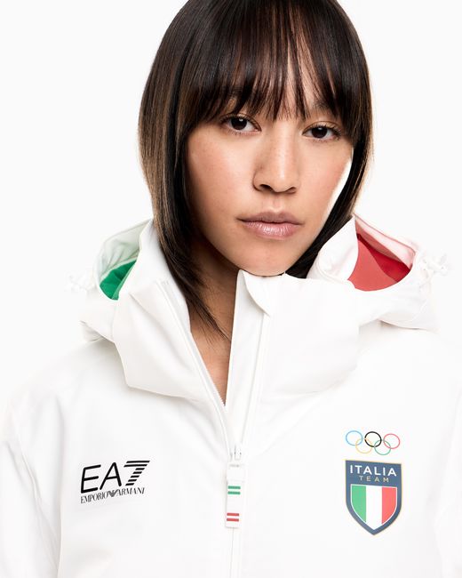 Italia Team Giacca Da Sci di EA7 in White